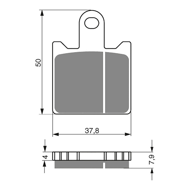 GOLDfren Brake Pads - GP6 Sintered Racing