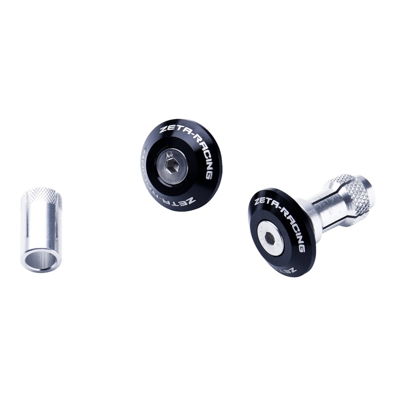 Zeta Bar End Plug Swivel 29mm 2pcs - Black