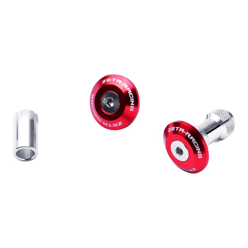 Zeta Bar End Plug Swivel 29mm 2pcs - Red
