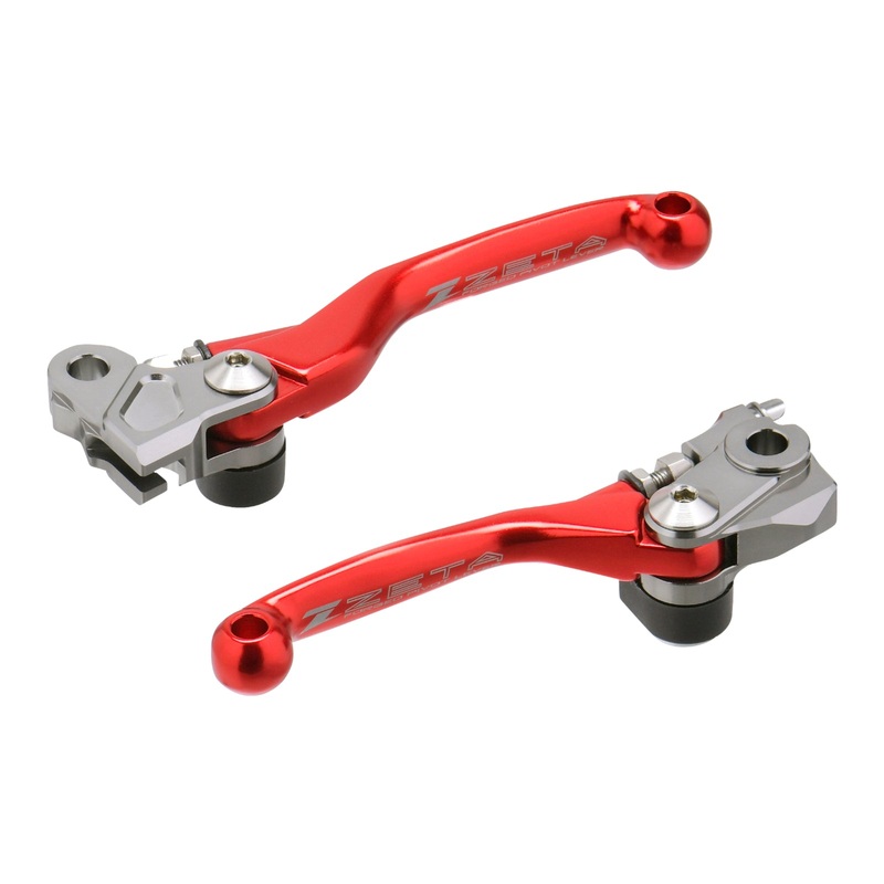 Zeta Pivot Lever Set CP 3FI Honda - Red