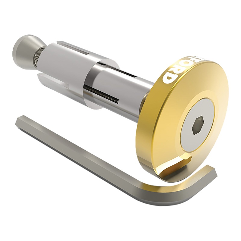 Oxford Handlebar Bar Ends 2 - Gold Anodised